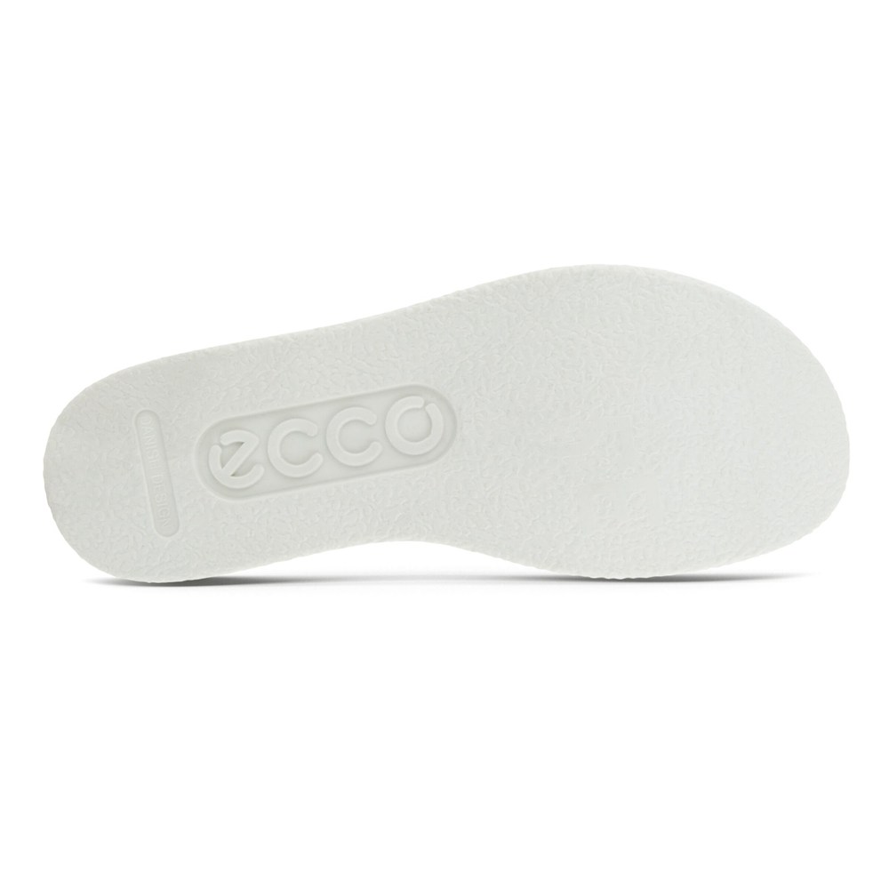 Womens Sandals - ECCO Corksphere Thong - Grey - 2049VWKSF